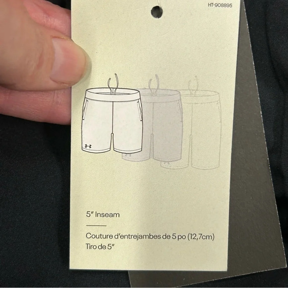 NWT Under Armour Men’s Launch 5” SW Running Shorts in Black Fitted - Picture 6 of 8